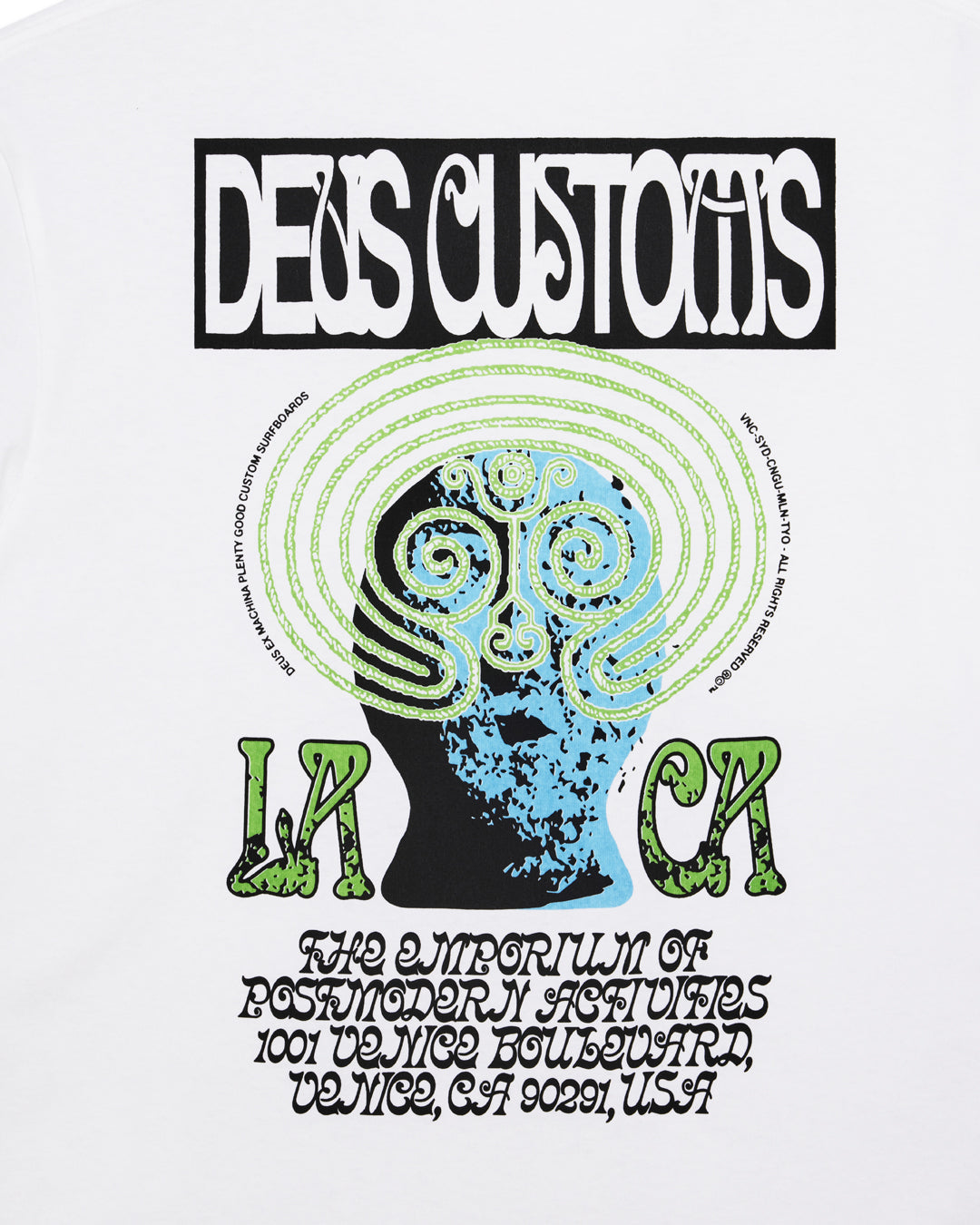 Tees | Deus Ex Machina | Labyrinth Tee - Vintage White – Deus Ex