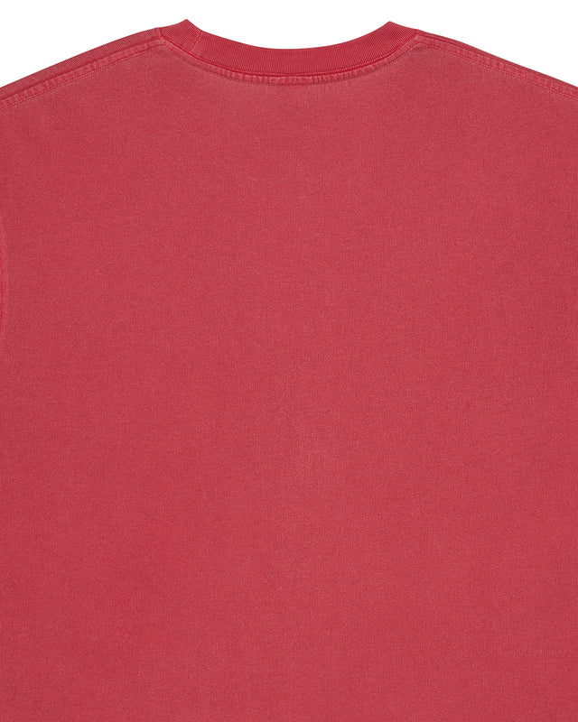 Shield Garment Dyed Tee - Lava Falls Red