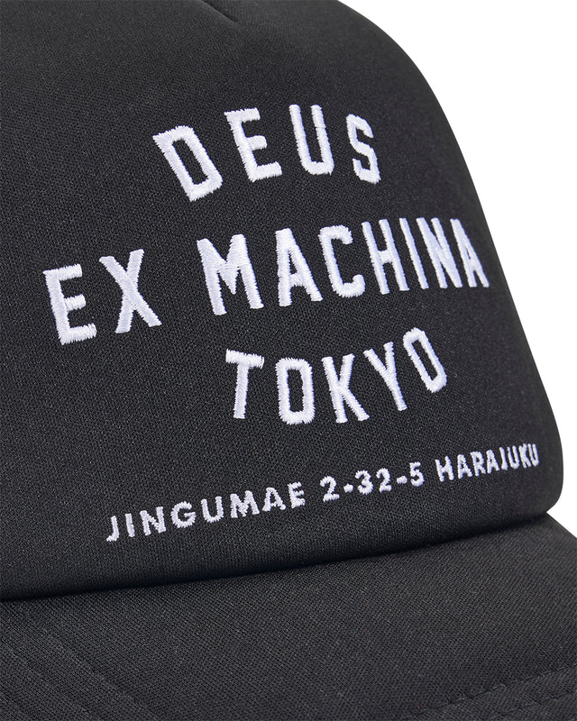 Harajuku Address Trucker - Black