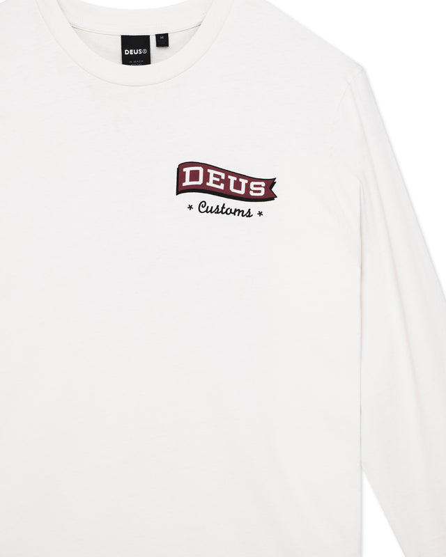 Momento Ls Tee - Vintage White