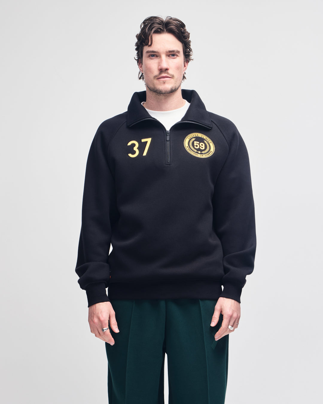 Fleece | Deus Ex Machina | Cc 1/4 Zip Fleece - Black – Deus Ex
