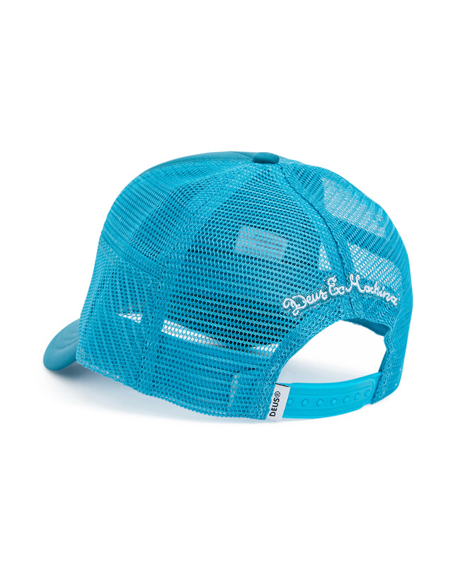 pill trucker deep teal