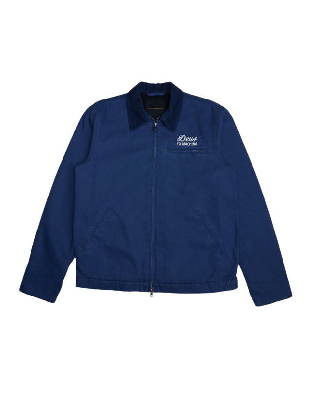 address workwear jacket mechanic blue