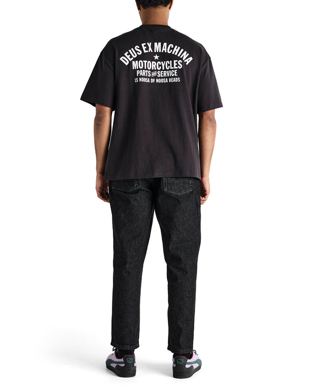 Oversized Noosa Address Tee - Anthracite