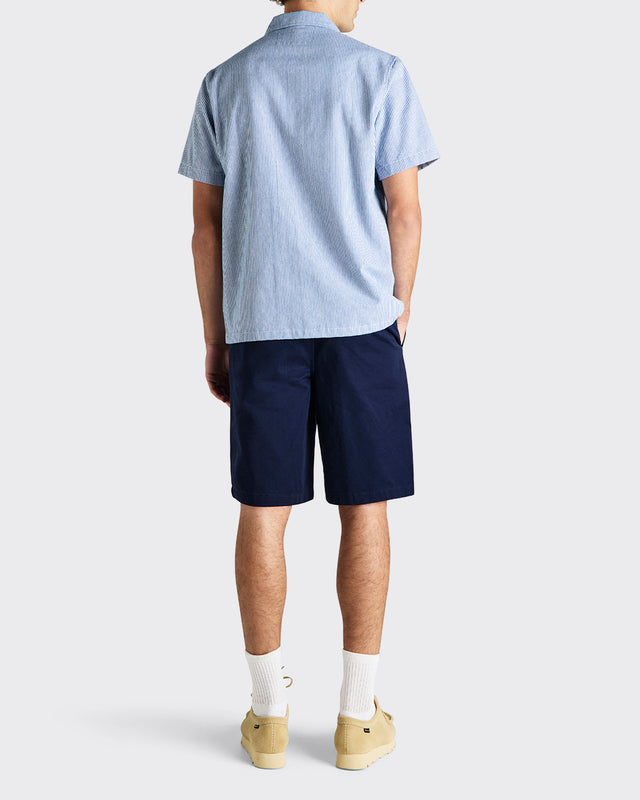 No Shelter Work Shirt - Blue Stripe