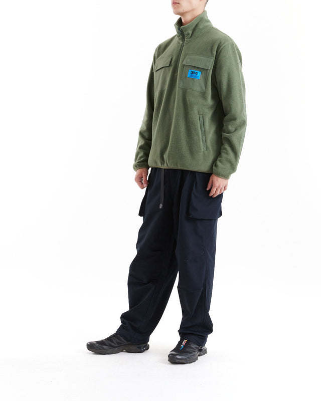 Section Zip Neck Fleece - Clover