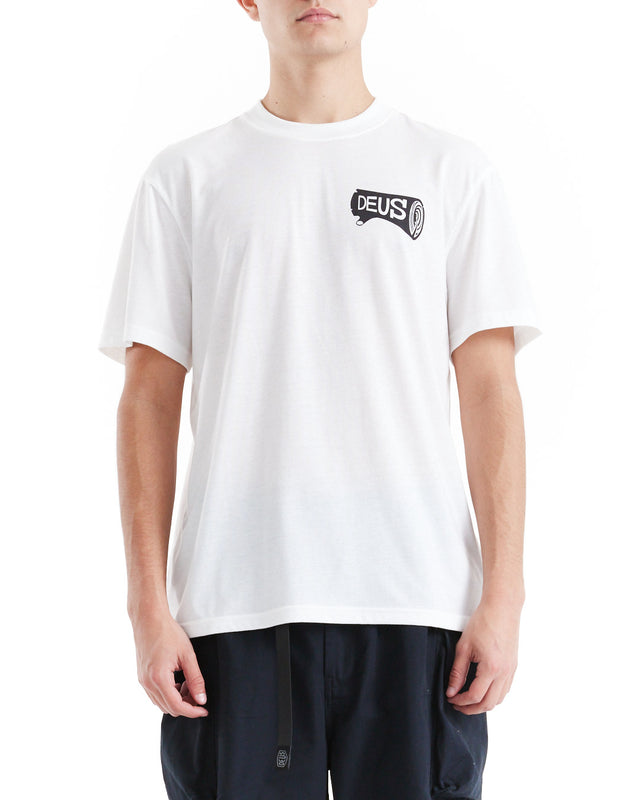 The Log Tee - Vintage White