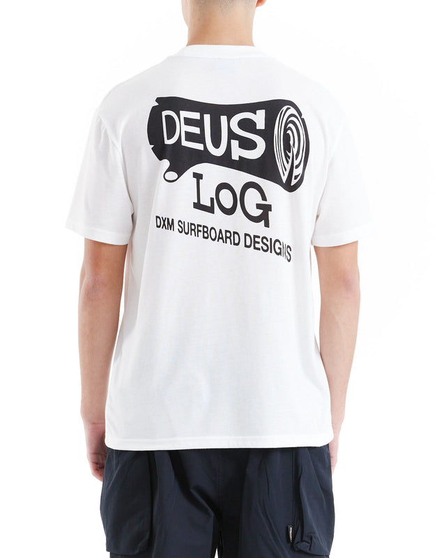 The Log Tee - Vintage White