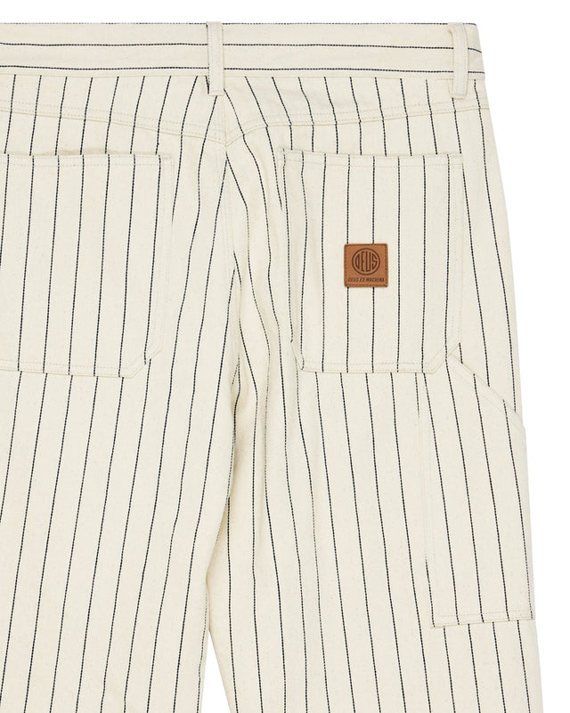 Dallas Stripe Work Pant - Natural