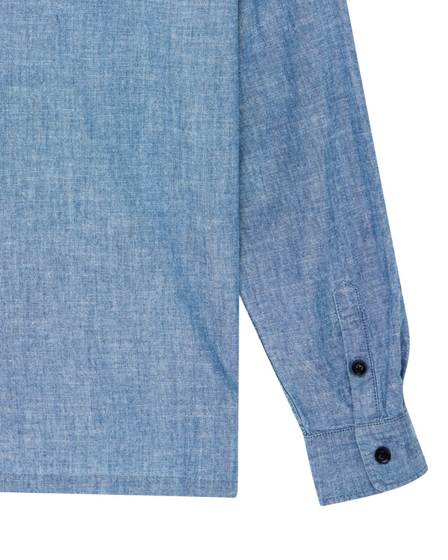 Forecourt Denim Shirt - Indigo Chambray