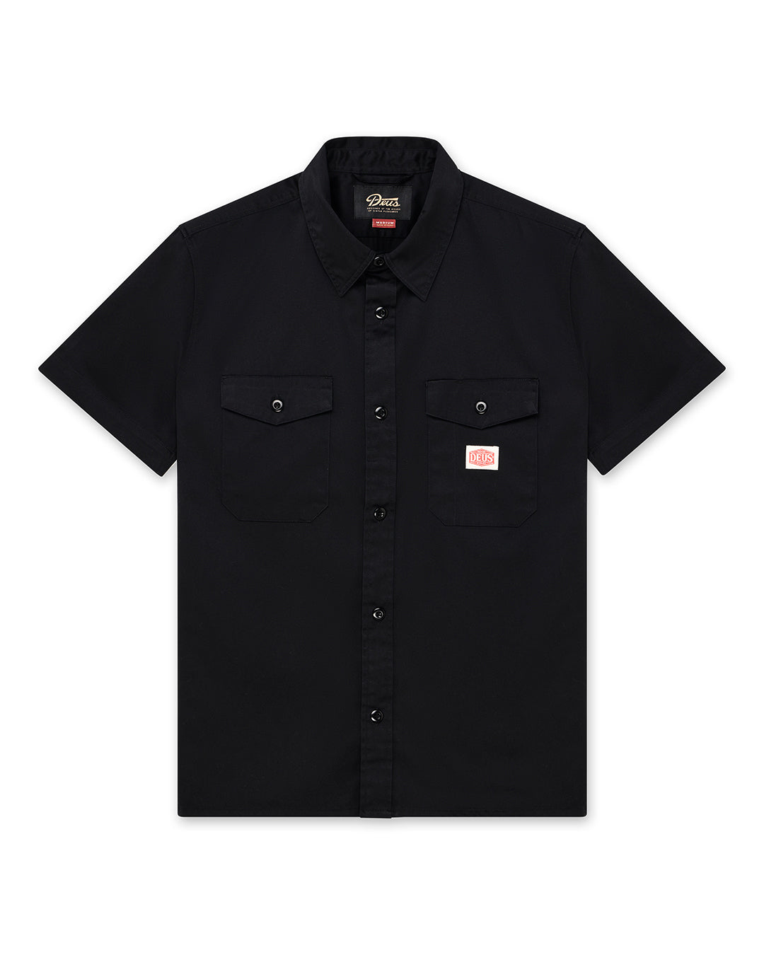 Shirts | Deus Ex Machina | Service Ss Shirt - Black – Deus Ex
