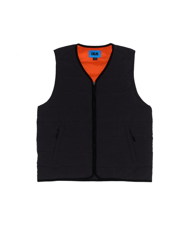 Peak Padded Vest - Black