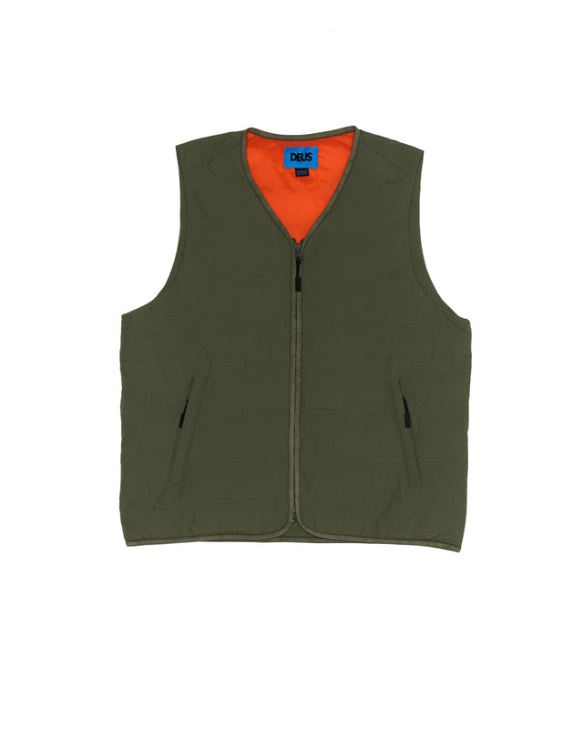 Peak Padded Vest - Clover