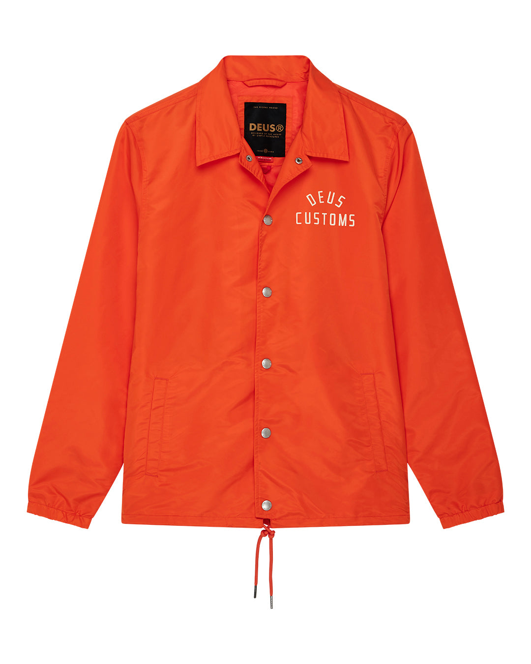 Jackets | Deus Ex Machina | Engineer Nylon Coach - Tangerine Tango