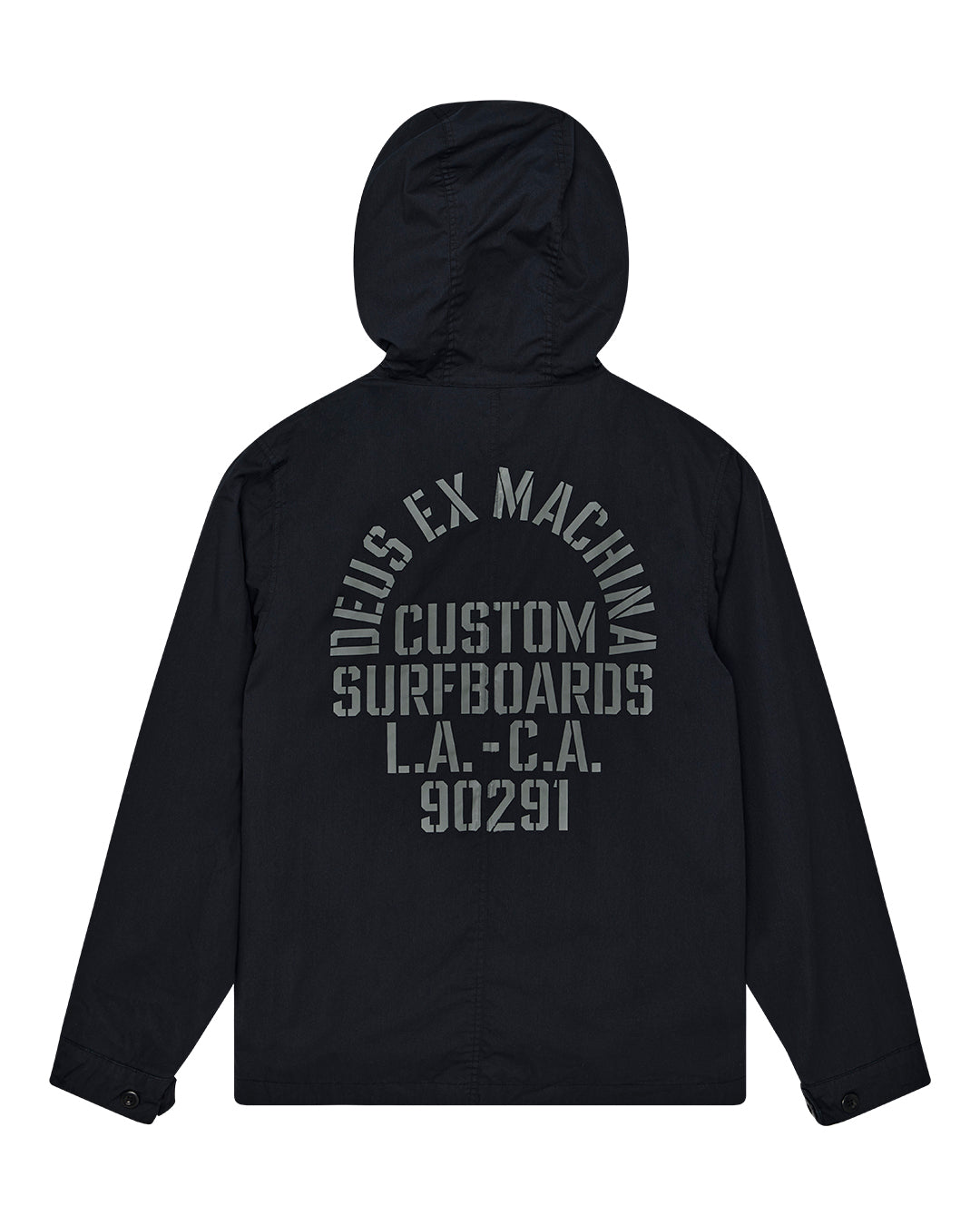 krisvanassche フーディー　archive ダークウェア Jackets | Deus Ex Machina | Murphy Short Parka - Black – Deus Ex