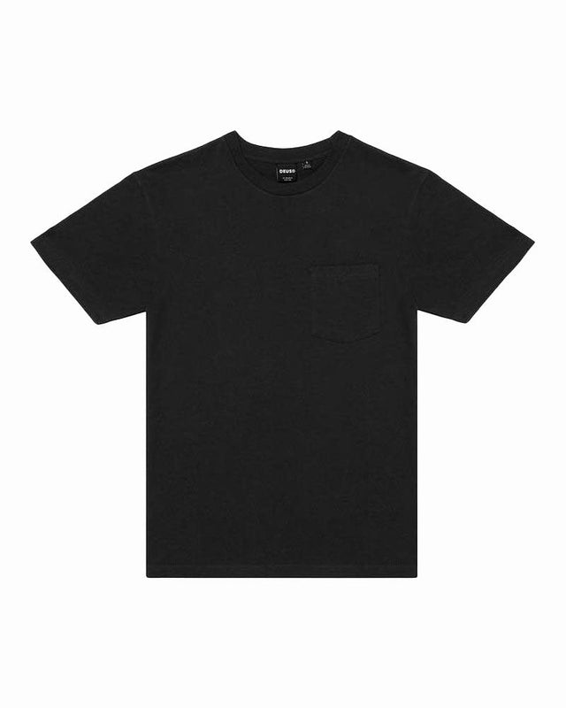 pack of 2 Black regular fit t-shirts, 180gm oe 100% cotton jersey fabrication with a garment wash.