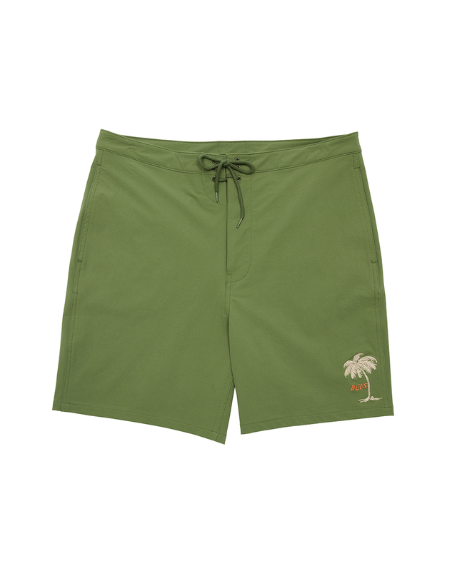 Tropical Boardshort - Pine