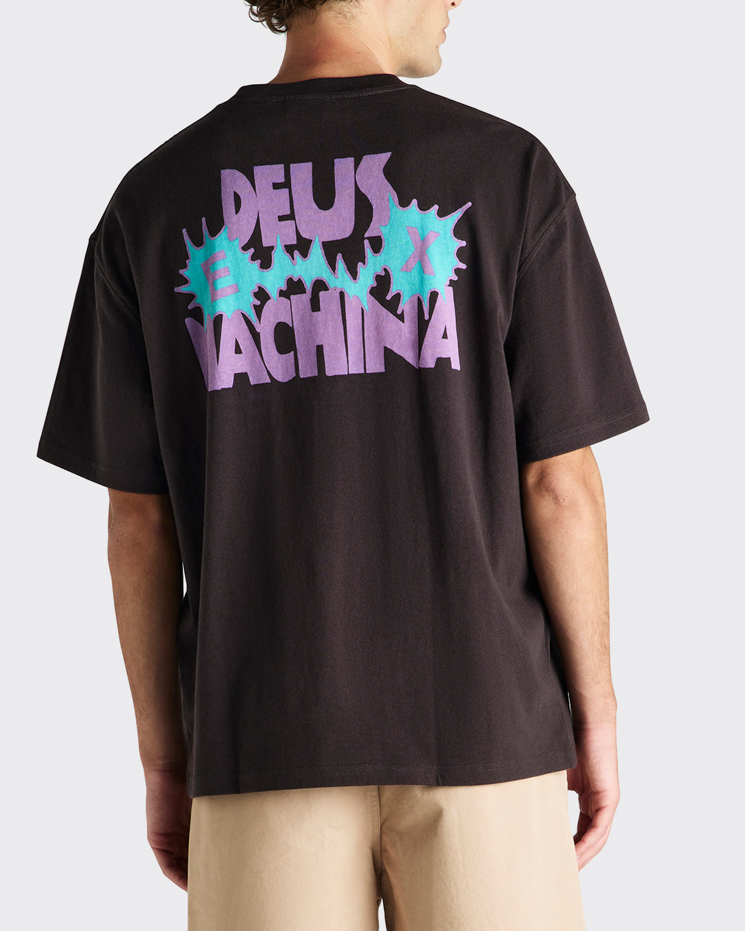 Tees | Deus Ex Machina | Zzzap Tee - Anthracite – Deus Ex Machina