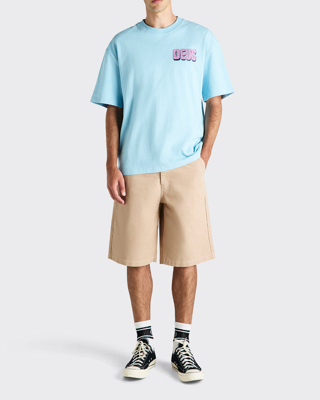 Primitive Fuel Tee - Sky Blue