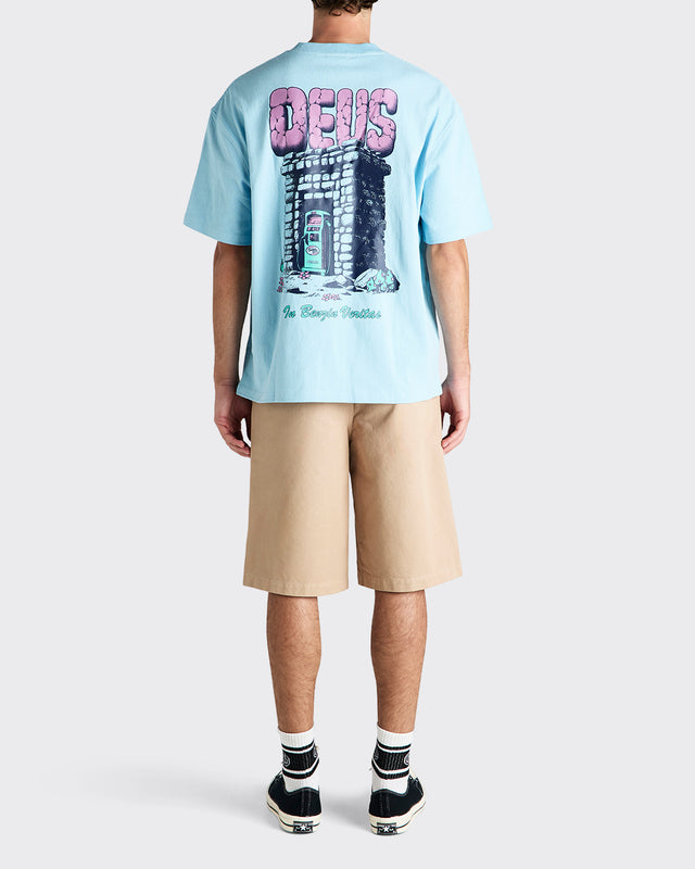 Primitive Fuel Tee - Sky Blue