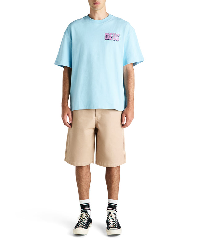 Primitive Fuel Tee - Sky Blue