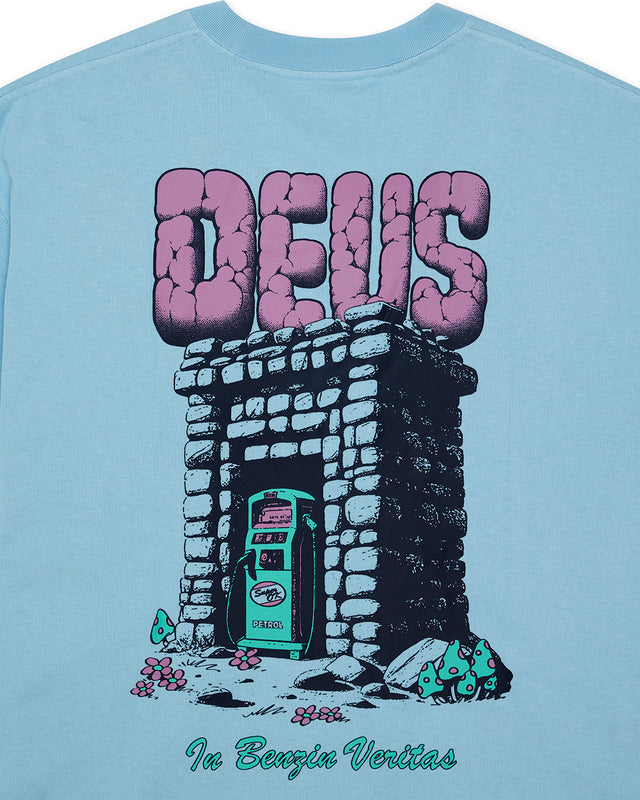 Primitive Fuel Tee - Sky Blue