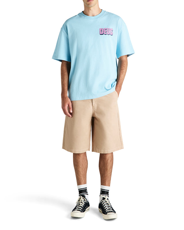 Primitive Fuel Tee - Sky Blue