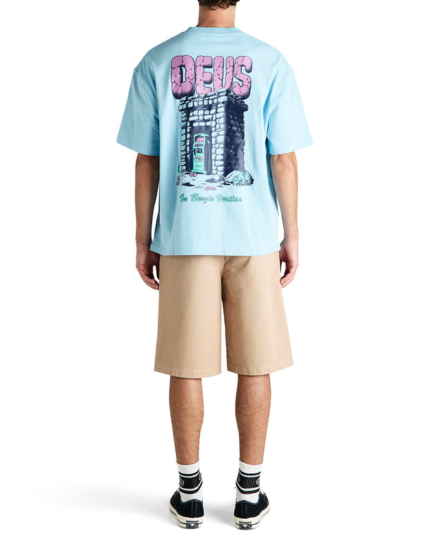 Primitive Fuel Tee - Sky Blue