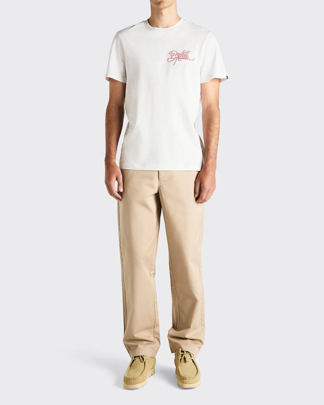 Hyperdrive Tee - Light Grey Marle