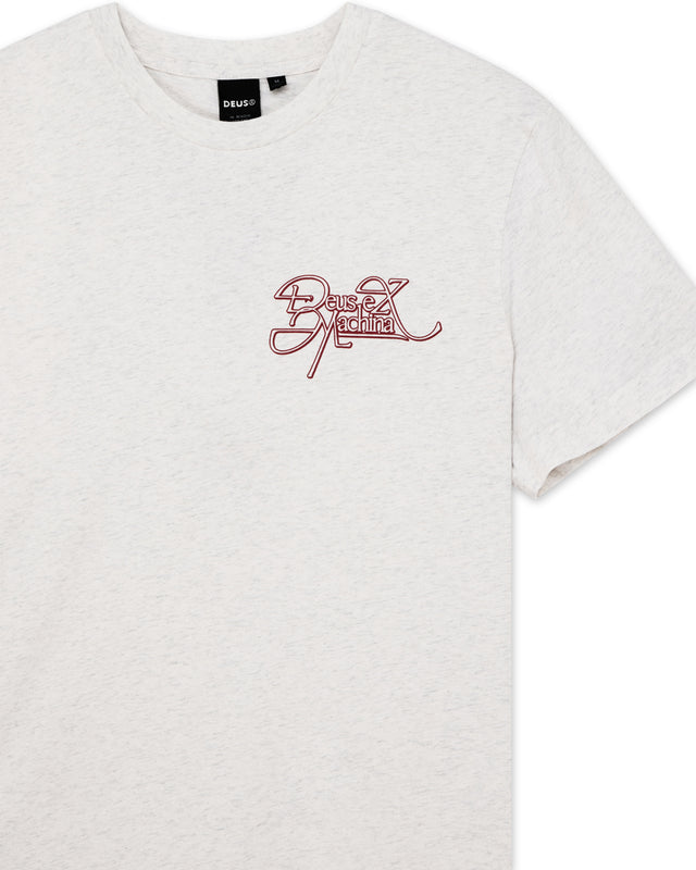 Hyperdrive Tee - Light Grey Marle