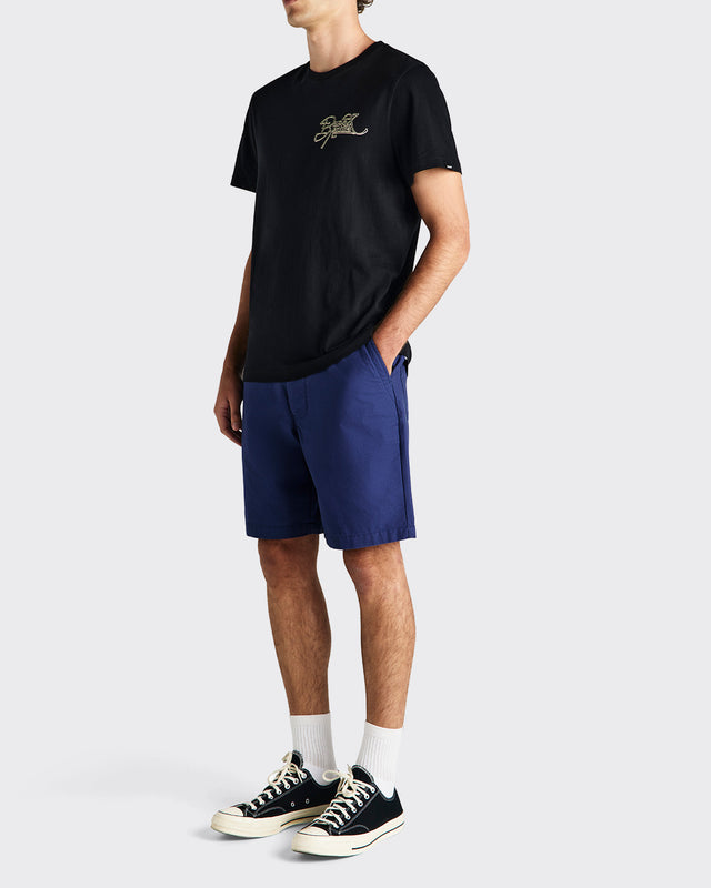 Hank Reverse Twill Short - Mechanic Blue