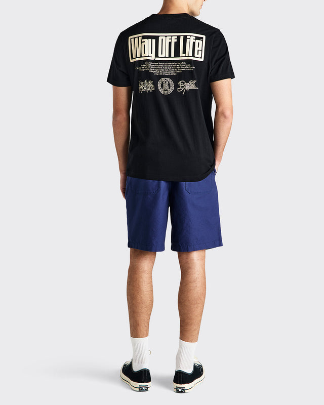 Hank Reverse Twill Short - Mechanic Blue