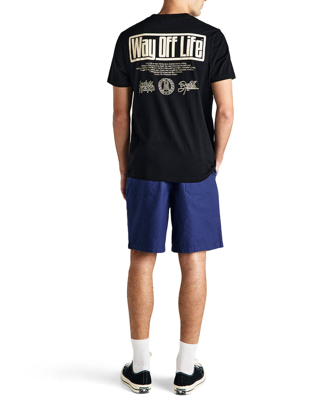 Hank Reverse Twill Short - Mechanic Blue