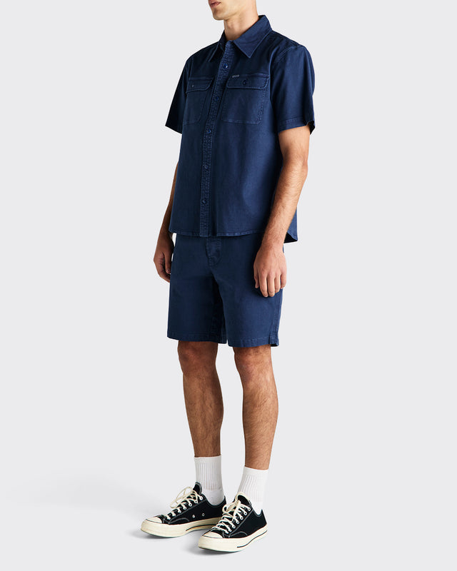 Big Fella Overdye Short - Indigo