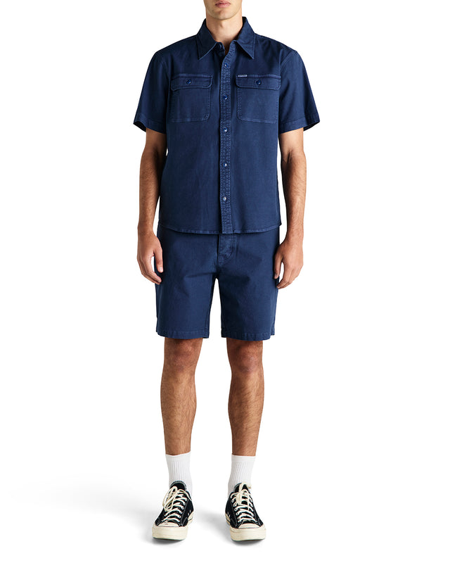 Big Fella Overdye Short - Indigo