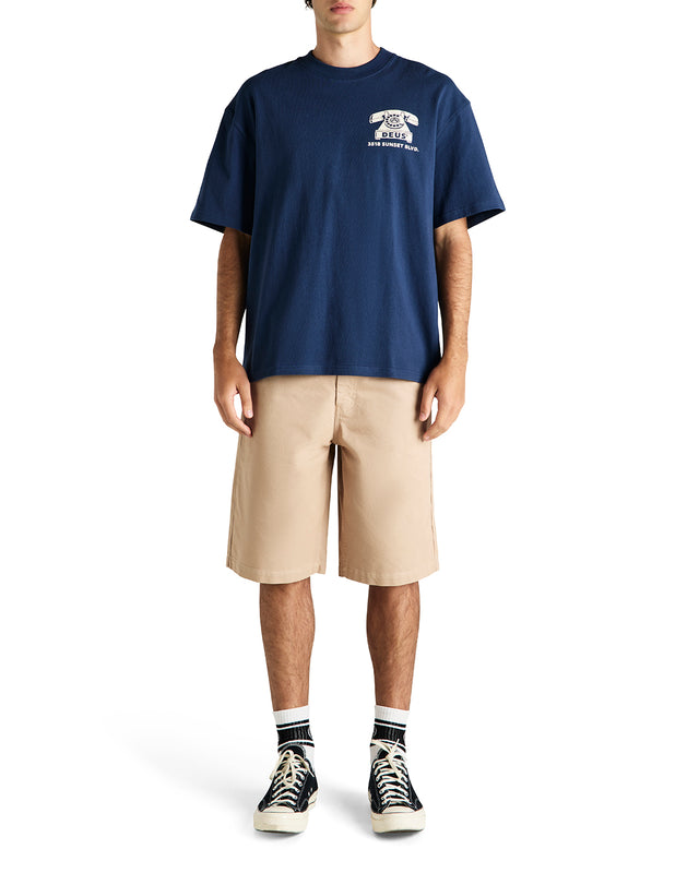 Dialtone Tee - Dark Denim