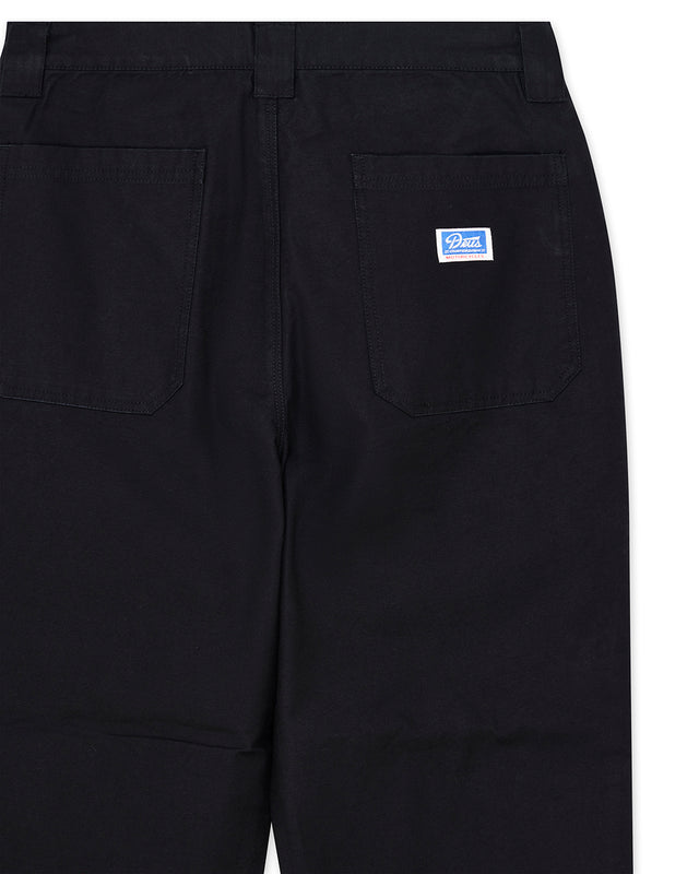 Hank Reverse Twill Pant - Black