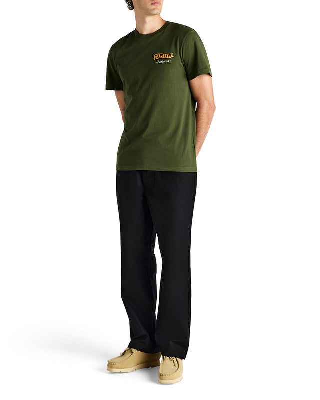 Hank Reverse Twill Pant - Black