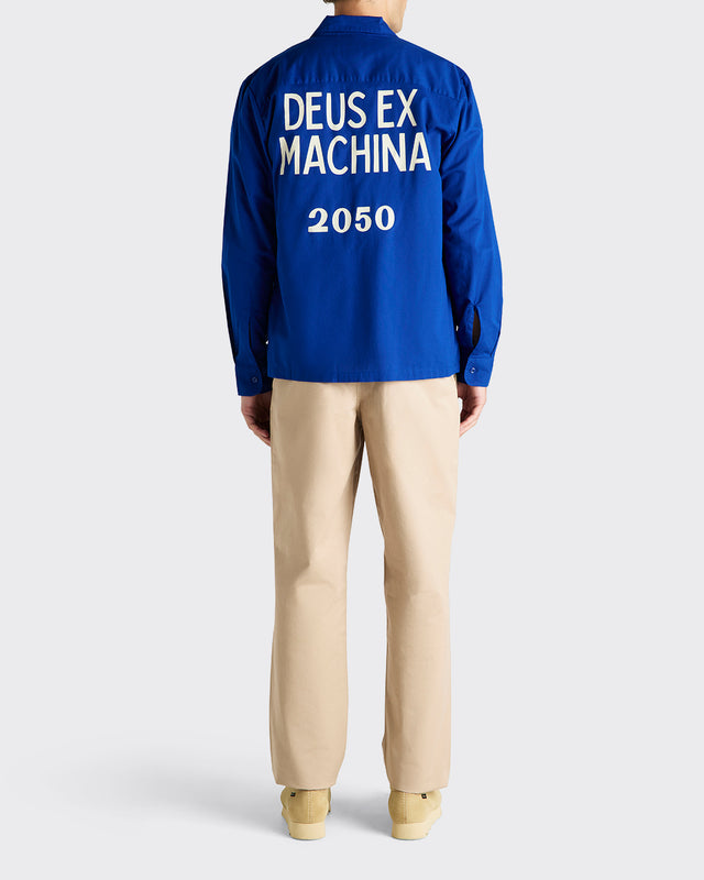 Forecourt Ls Shirt - Classic Blue