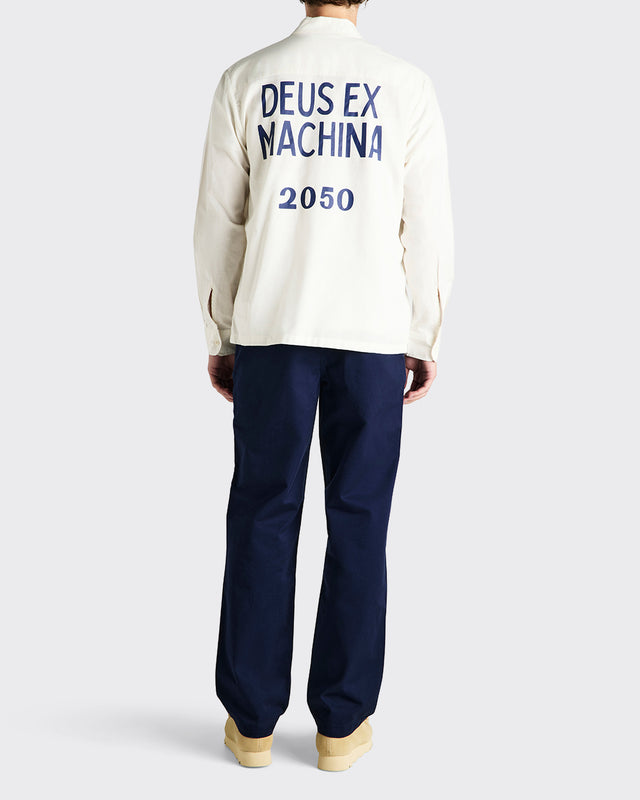 Forecourt Ls Shirt - Vintage White