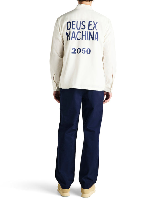 Forecourt Ls Shirt - Vintage White