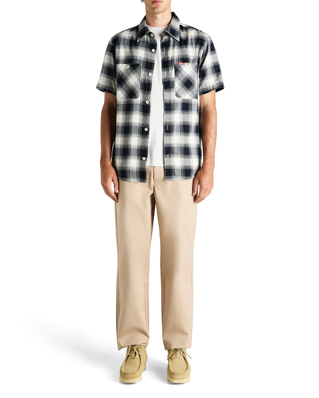 Rossi Work Shirt - Navy Check