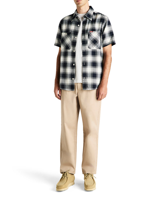 Rossi Work Shirt - Navy Check