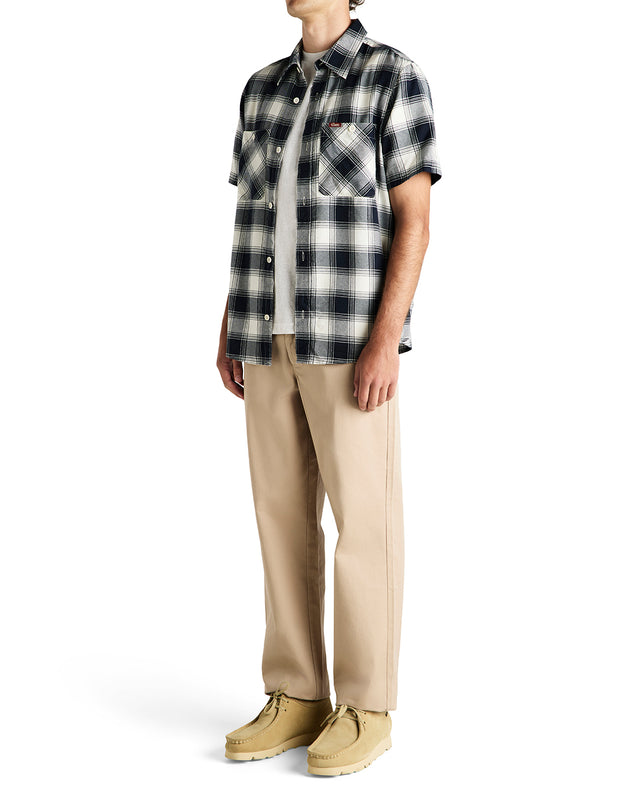 Rossi Work Shirt - Navy Check