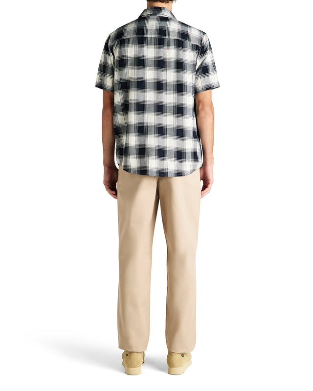 Rossi Work Shirt - Navy Check