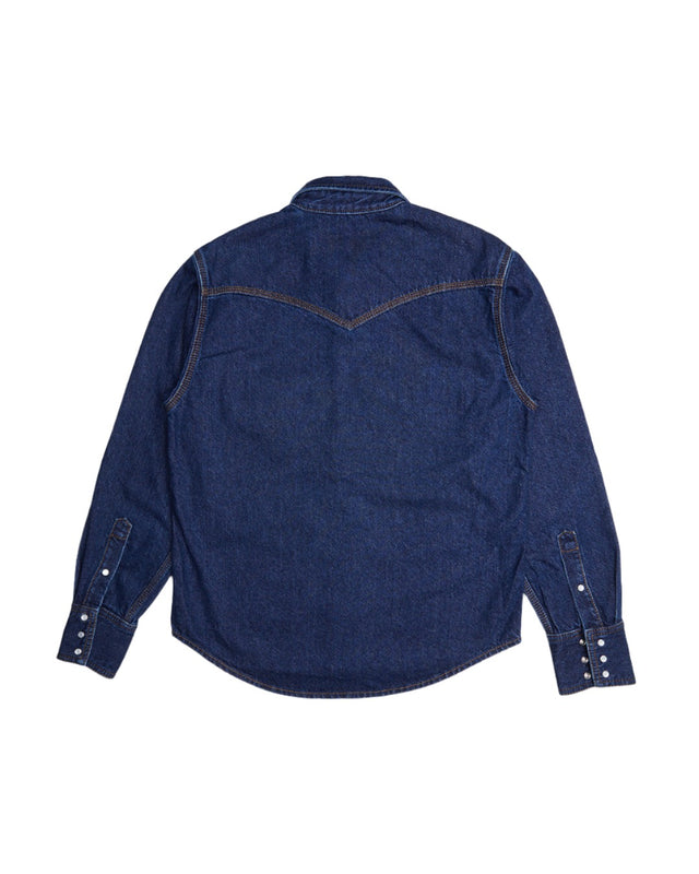 Western Denim Shirt - Blue