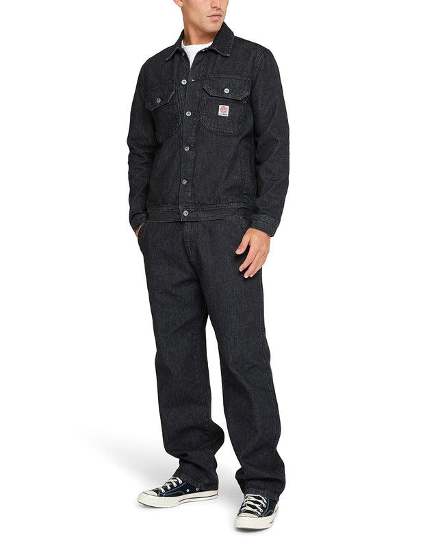 Kanan Work Jacket - Washed Black