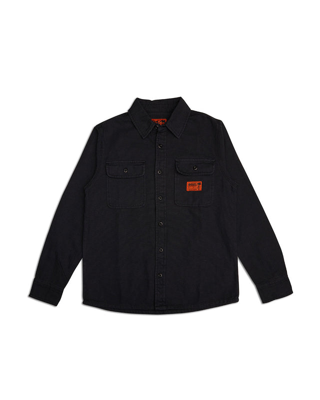 Vacay Canvas Shirt - Anthracite