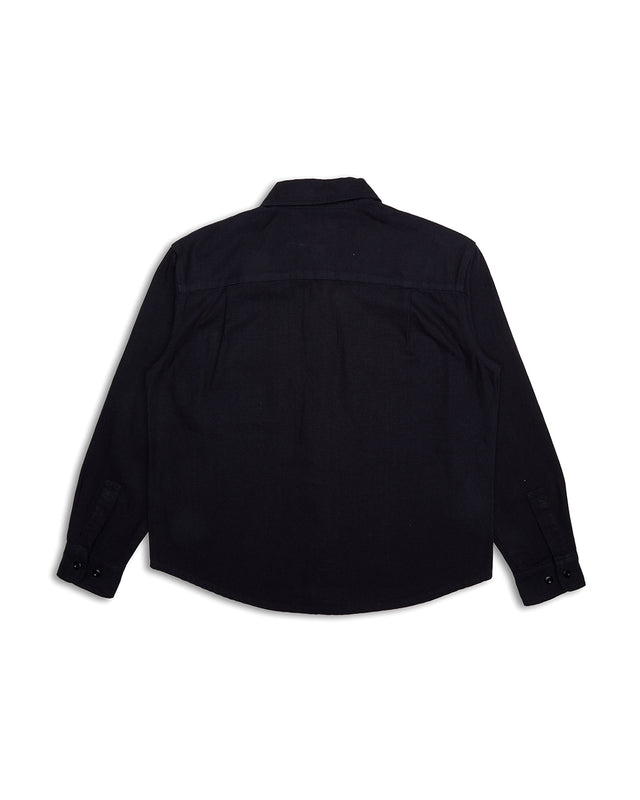 Too Busy Canvas Shirt - Anthracite