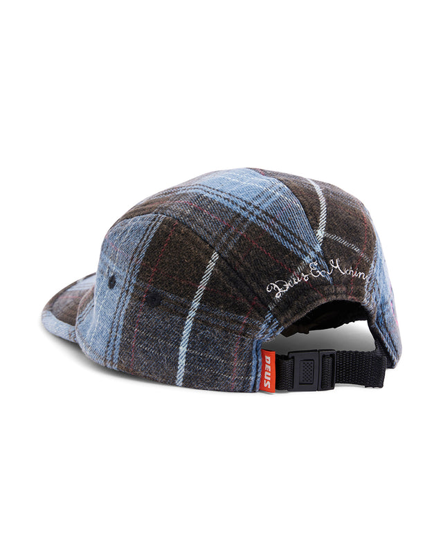 Too Busy 5 Panel Cap - Blue Check